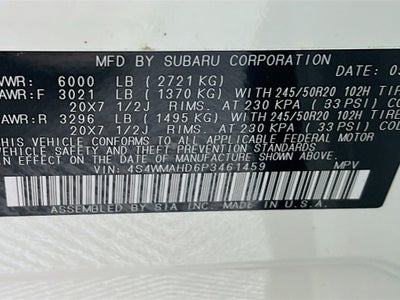 2023 Subaru Ascent Onyx Edition