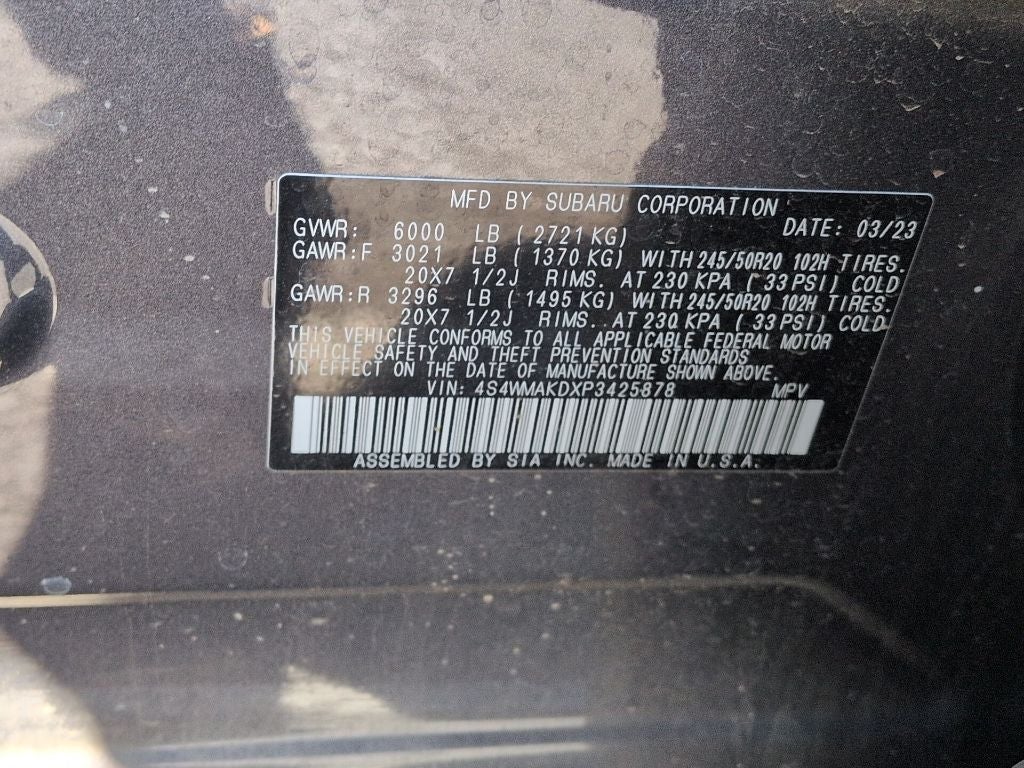 2023 Subaru Ascent Onyx Edition