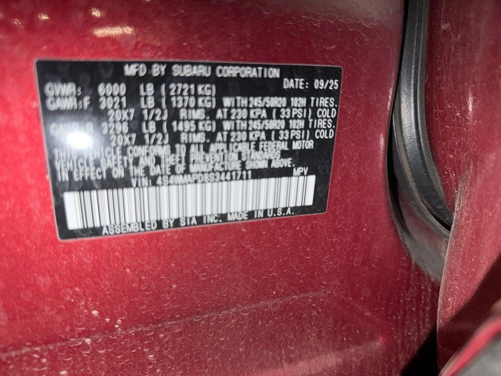 2025 Subaru Ascent Limited