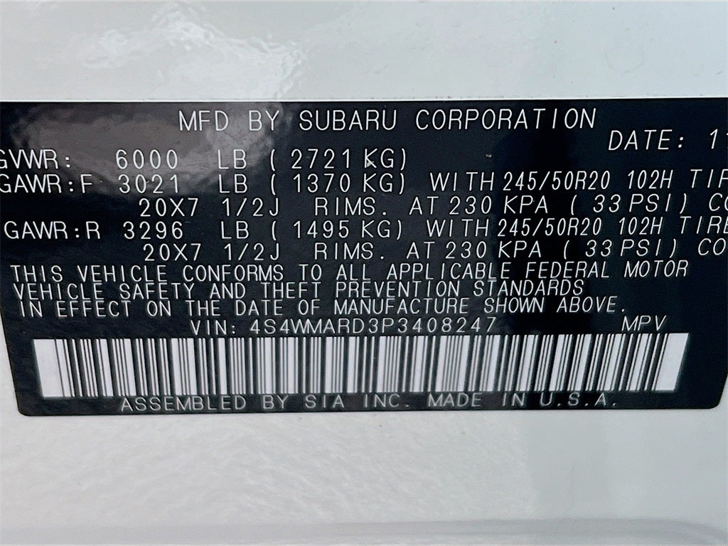 2023 Subaru Ascent Limited