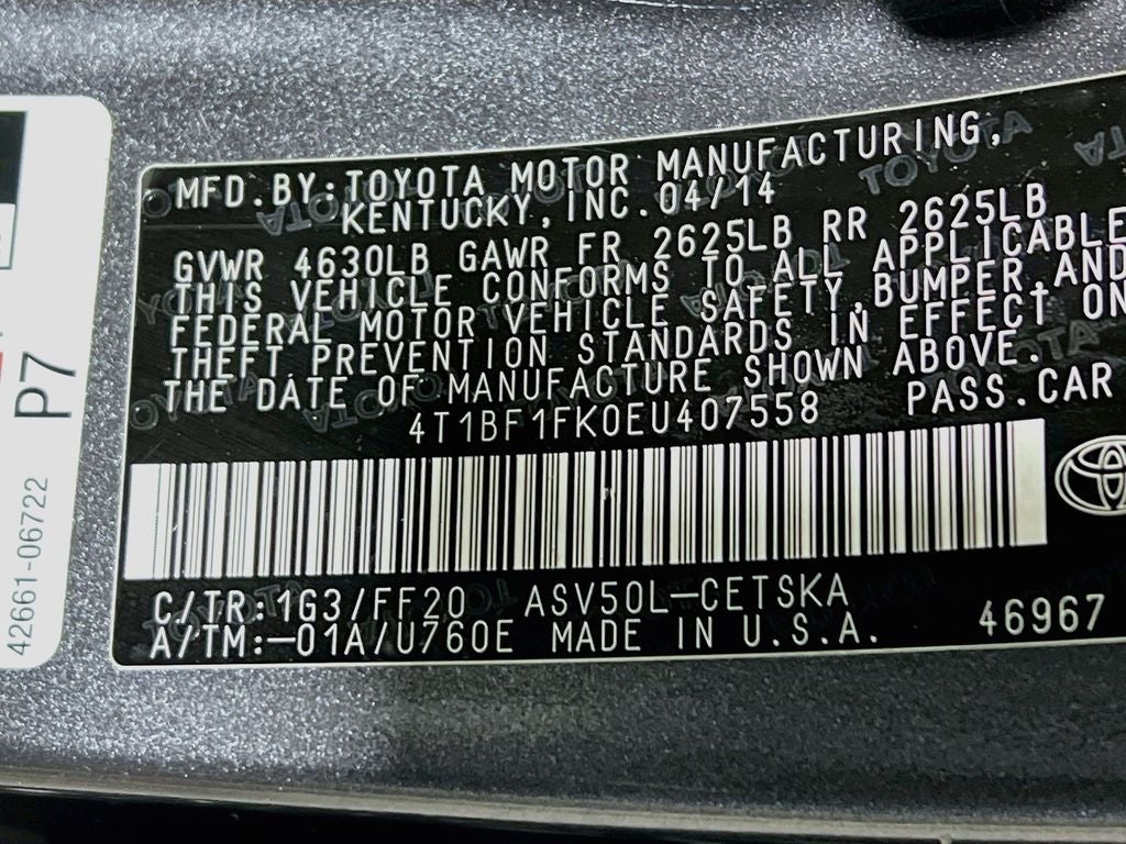2014 Toyota Camry SE