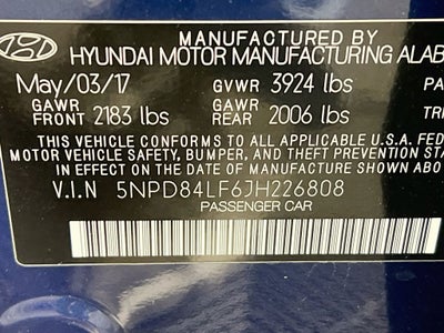 2018 Hyundai Elantra SEL