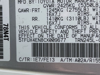 2012 Toyota Tacoma Base