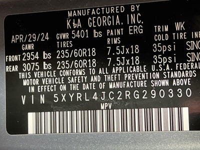 2024 Kia Sorento S