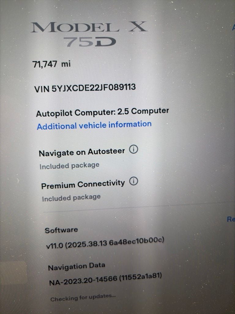 2018 Tesla Model X 75D