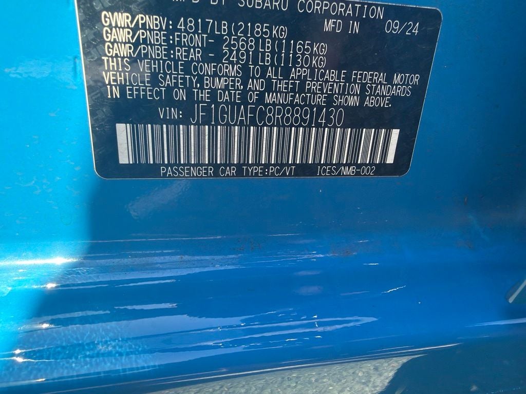 2024 Subaru Impreza Sport