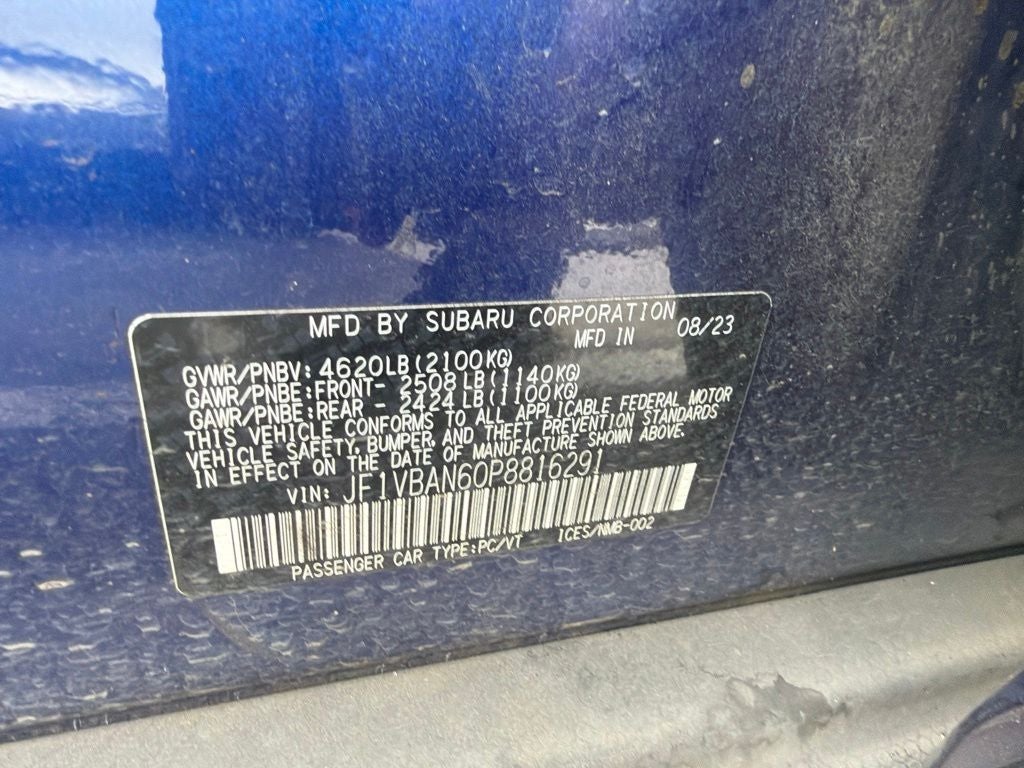 2023 Subaru WRX Limited
