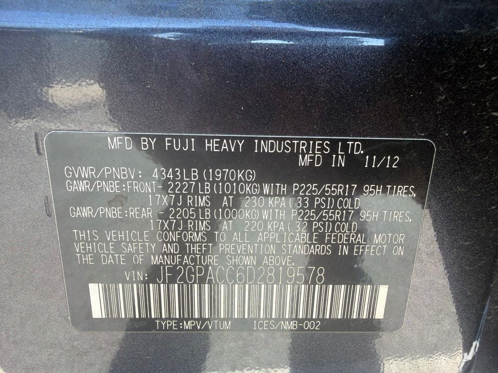 2013 Subaru XV Crosstrek 2.0i Premium