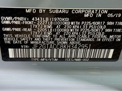 2019 Subaru Crosstrek 2.0i Premium