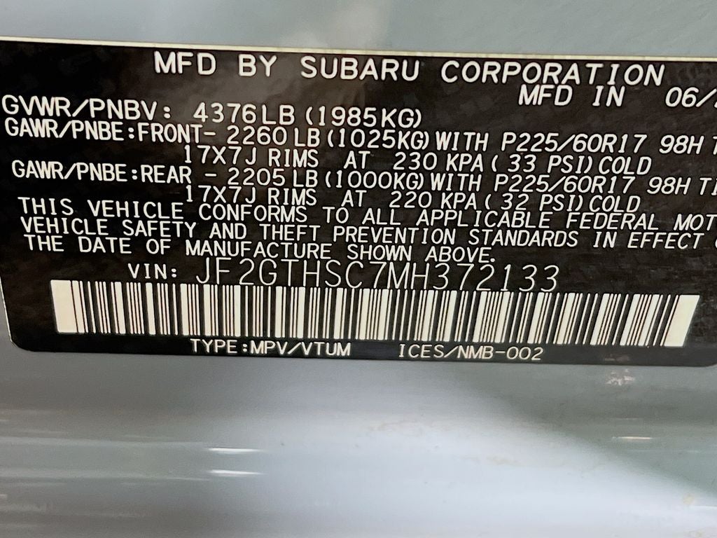 2021 Subaru Crosstrek Sport