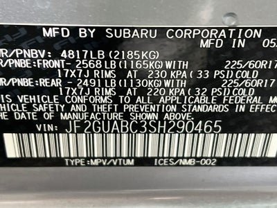 2025 Subaru Crosstrek Base