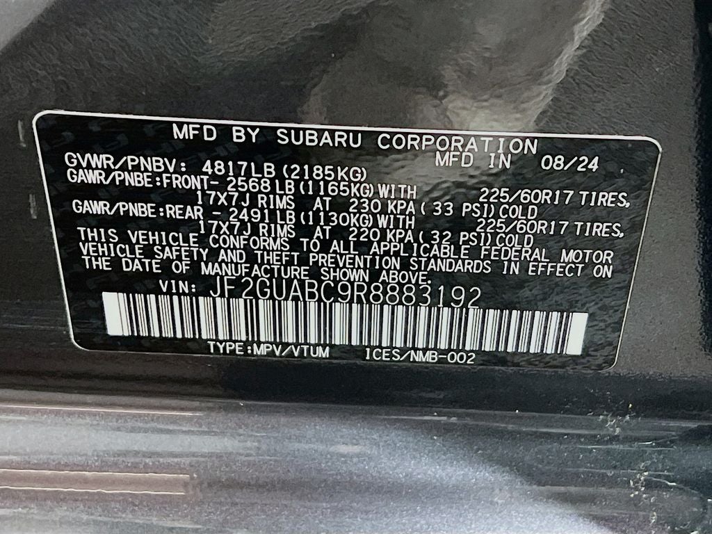 2024 Subaru Crosstrek Base