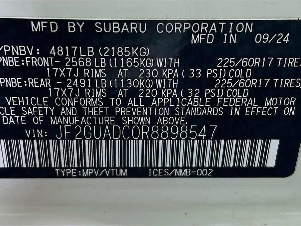2024 Subaru Crosstrek Premium