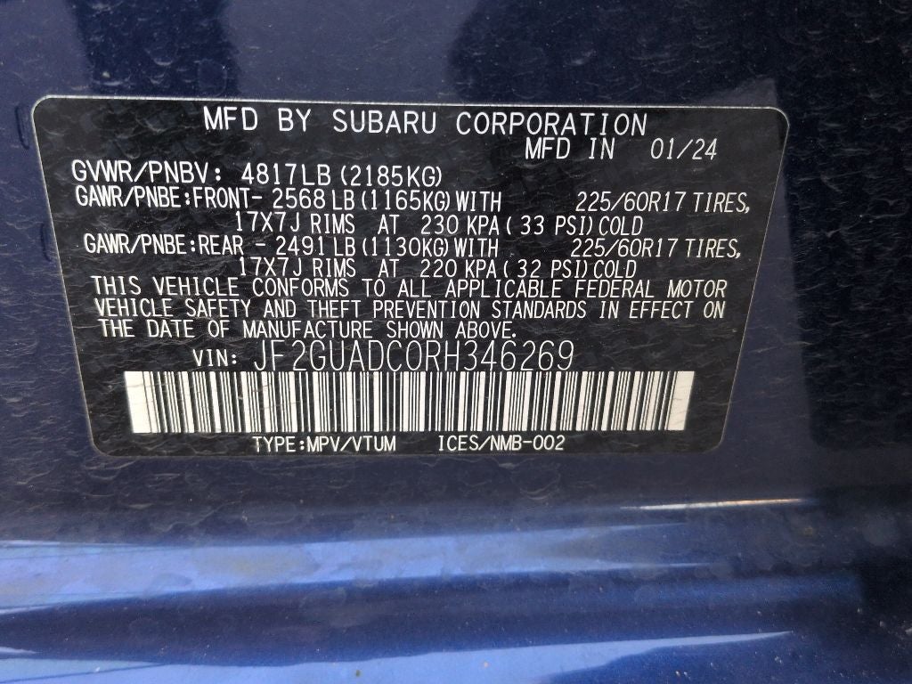 2024 Subaru Crosstrek Premium