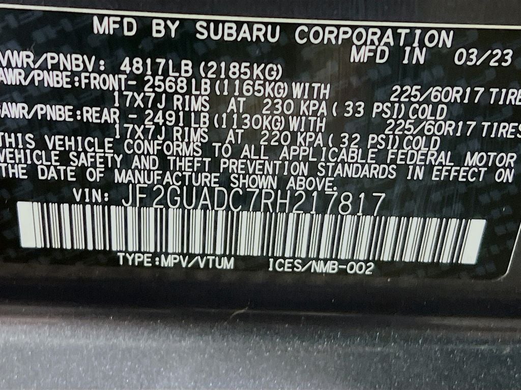 2024 Subaru Crosstrek Premium