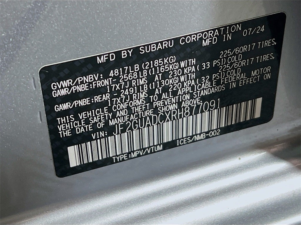 2024 Subaru Crosstrek Premium