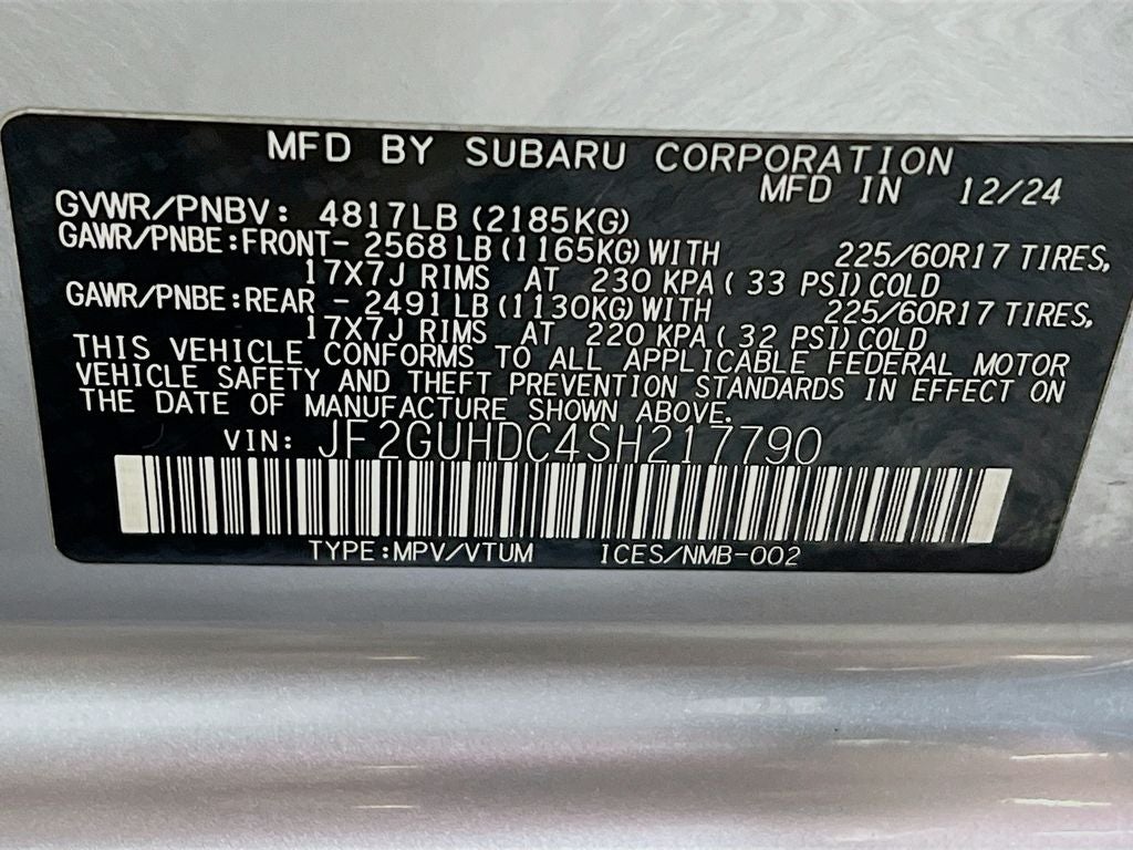 2025 Subaru Crosstrek Premium