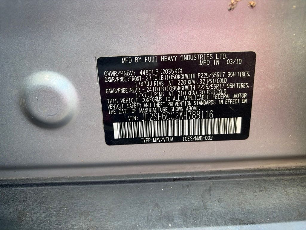 2010 Subaru Forester 2.5X Premium