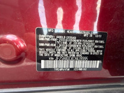 2012 Subaru Forester 2.5X Premium