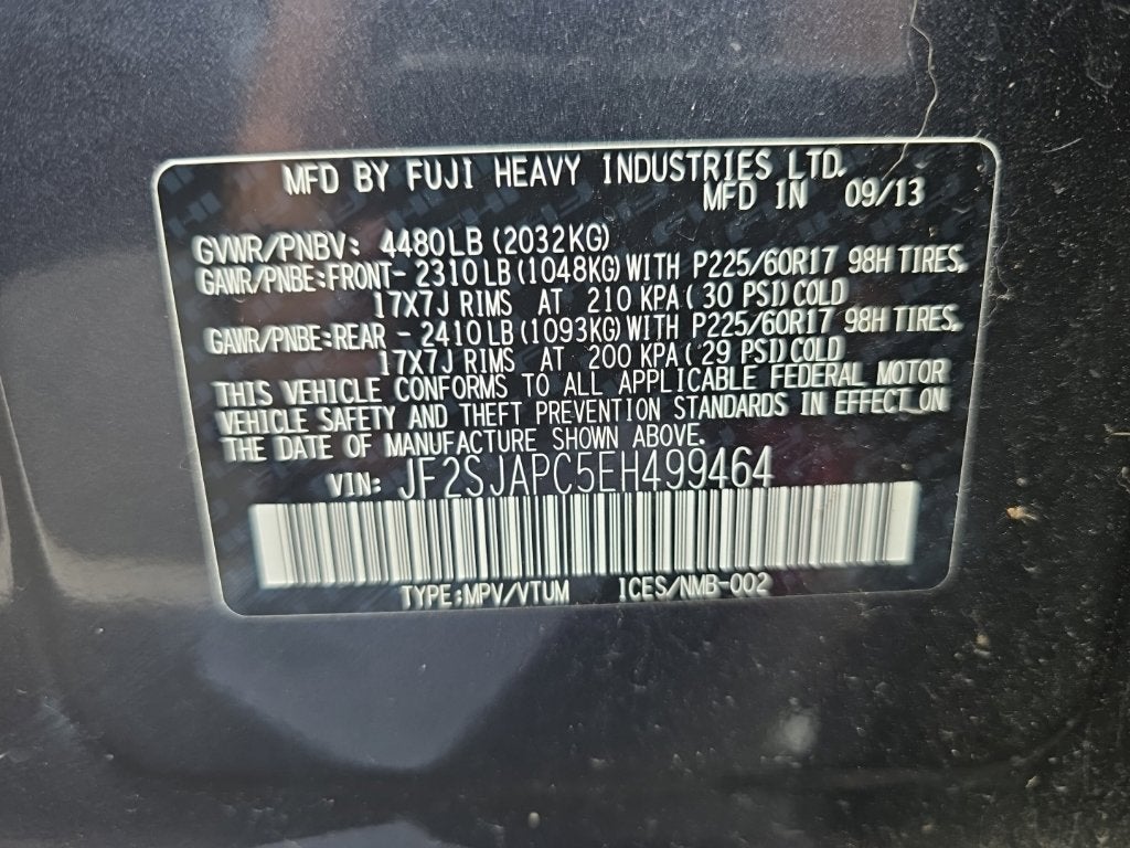 2014 Subaru Forester 2.5i Touring