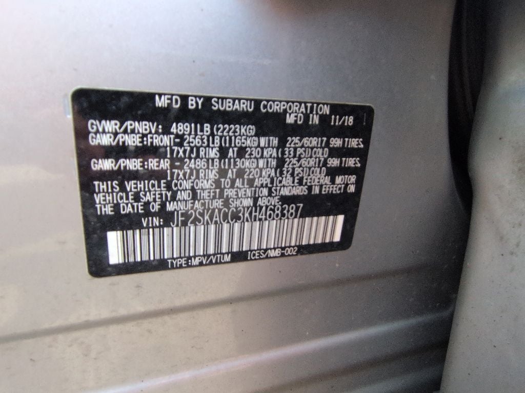 2019 Subaru Forester Base