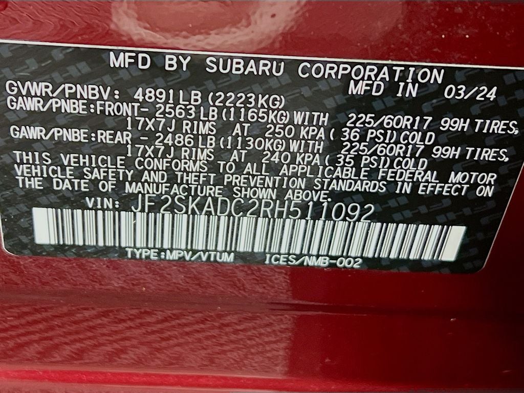 2024 Subaru Forester Premium