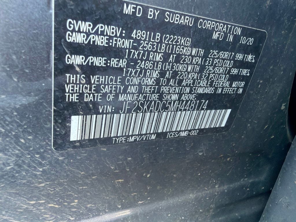 2021 Subaru Forester Base