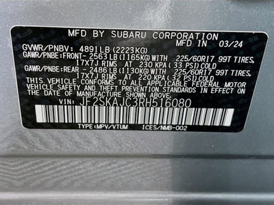 2024 Subaru Forester Wilderness