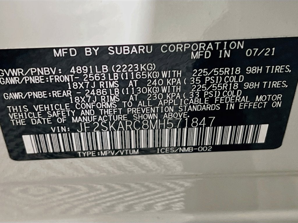 2021 Subaru Forester Sport