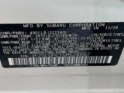 2025 Subaru Forester Sport