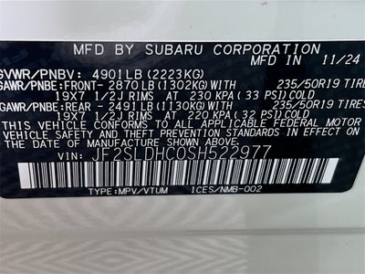 2025 Subaru Forester Sport