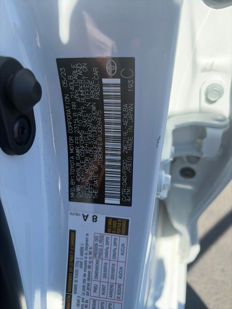 2023 Toyota Corolla Hybrid LE