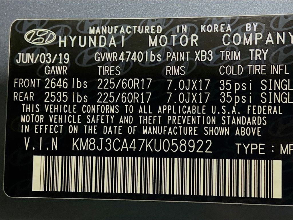 2019 Hyundai Tucson Value