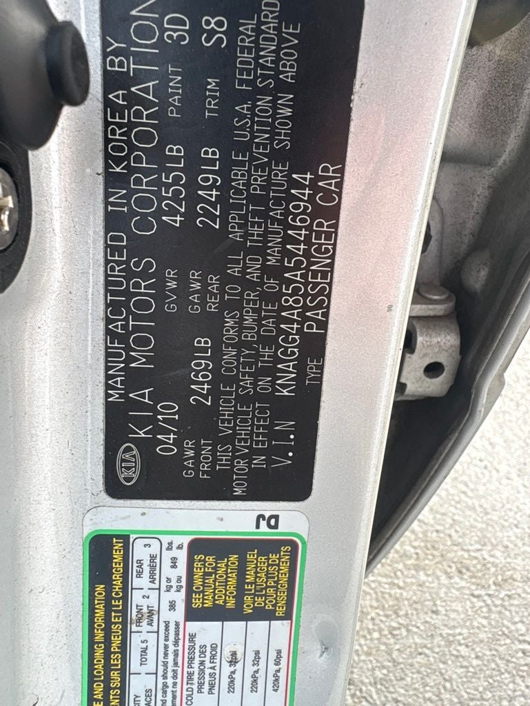 2010 Kia Optima LX