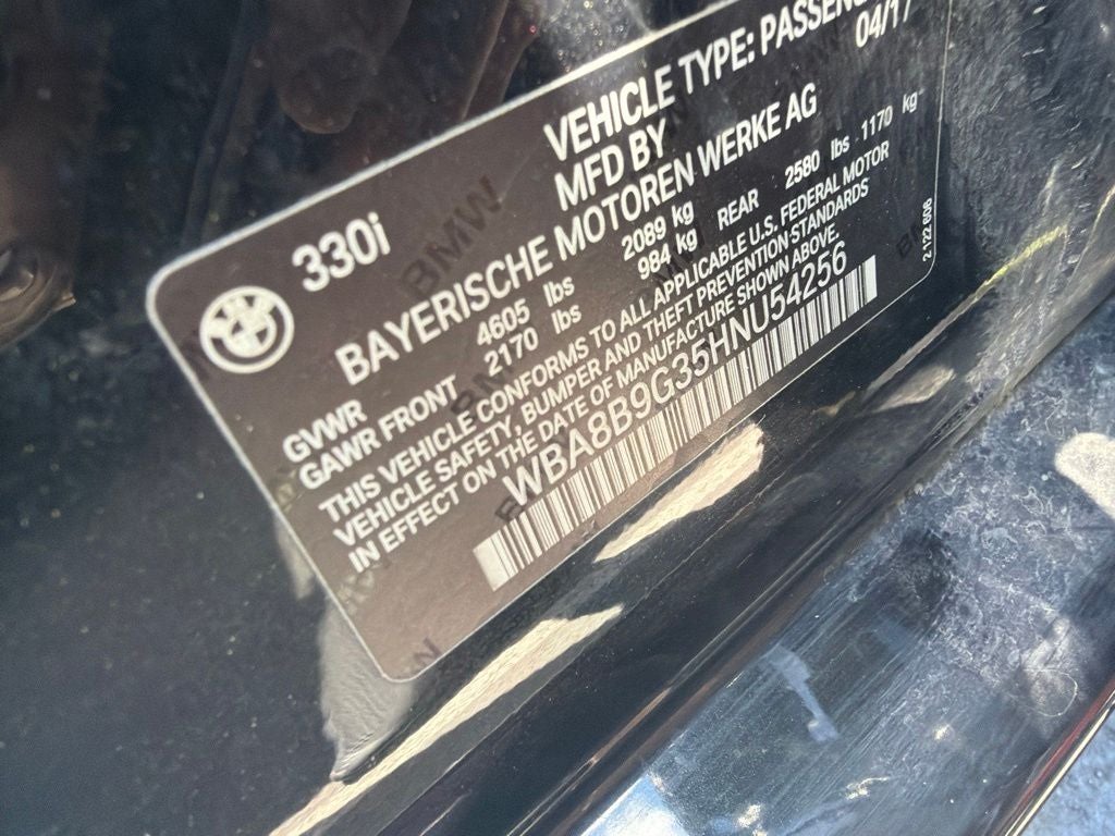 2017 BMW 3 Series 330i