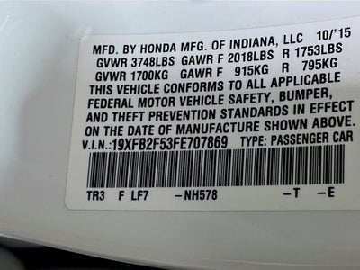 2015 Honda Civic LX