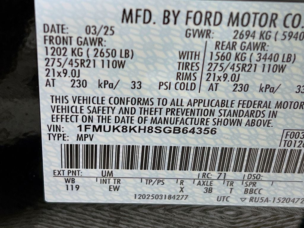 2025 Ford Explorer ST-Line