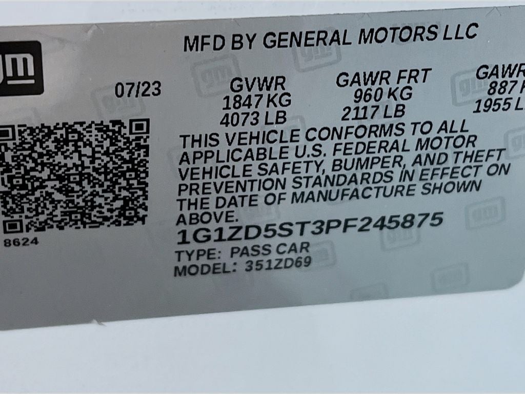2023 Chevrolet Malibu LT 1LT