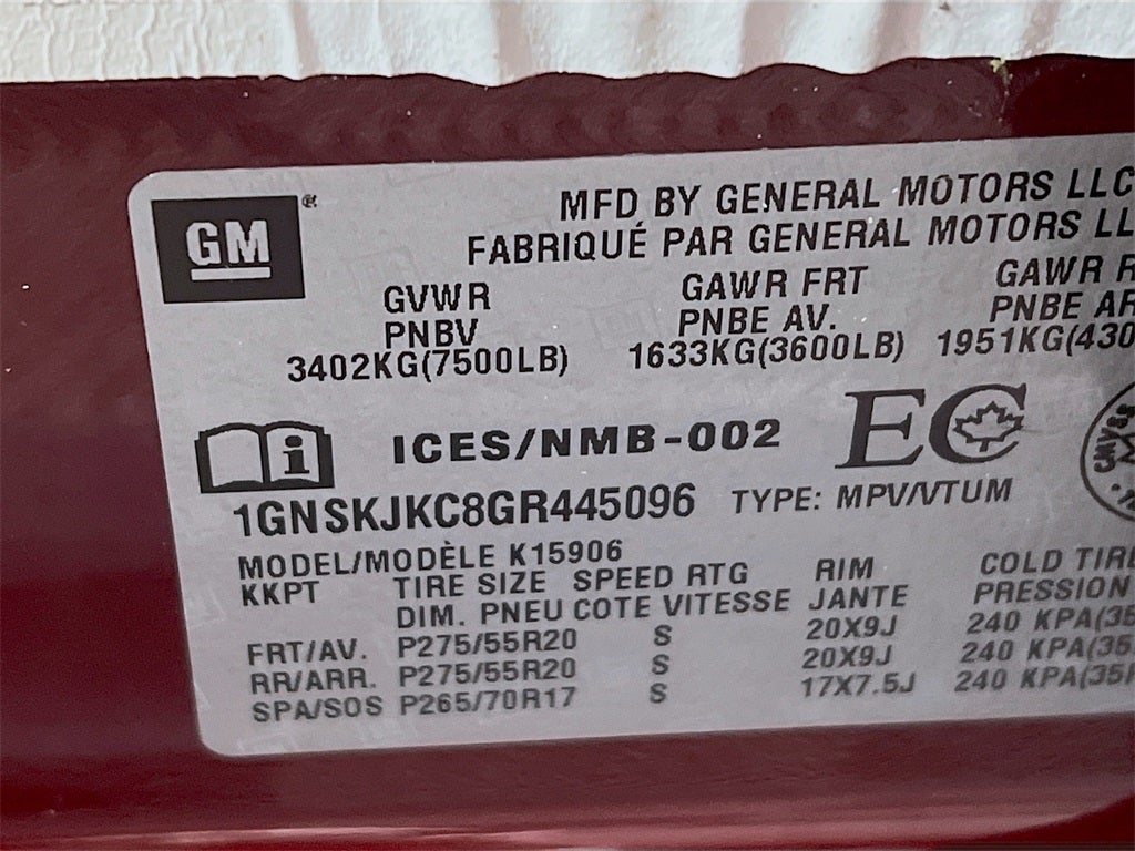 2016 Chevrolet Suburban LTZ