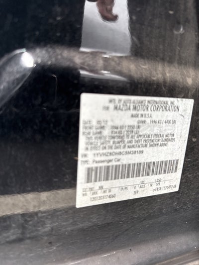 2012 Mazda Mazda6 i Touring