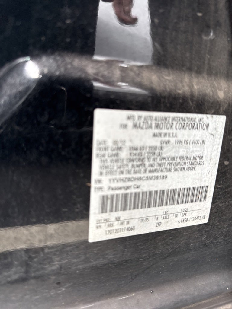 2012 Mazda Mazda6 i Touring