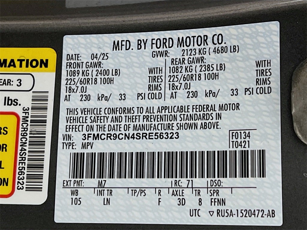 2025 Ford Bronco Sport Outer Banks