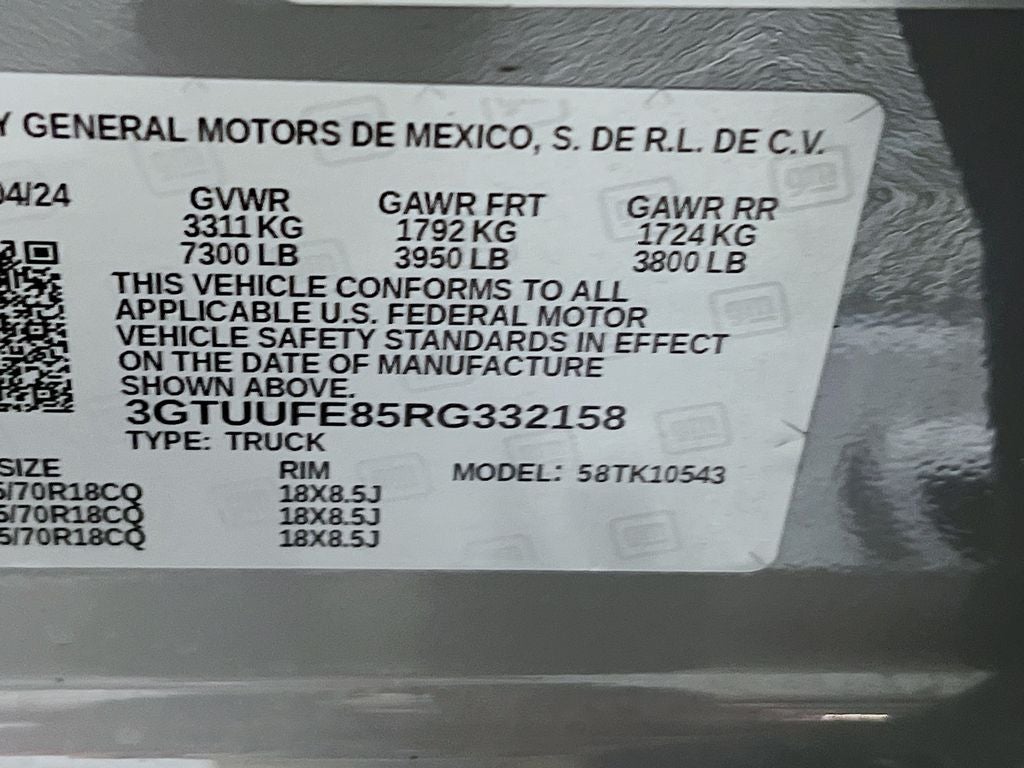2024 GMC Sierra 1500 AT4X