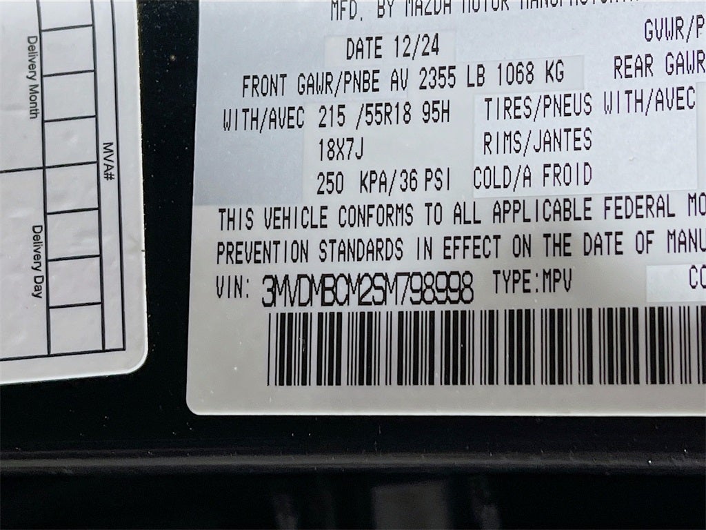 2025 Mazda Mazda CX-30 2.5 S Preferred Package