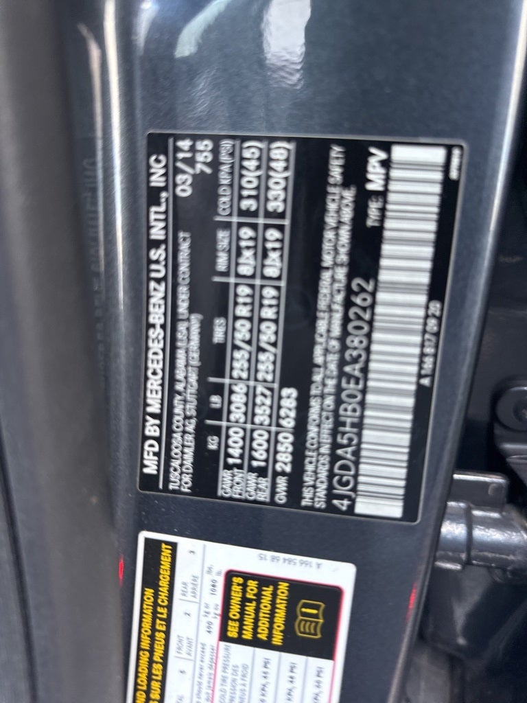 2014 Mercedes-Benz M-Class ML 350 4MATIC®