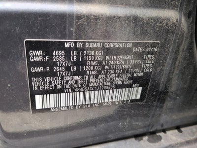 2018 Subaru Outback 2.5i Premium