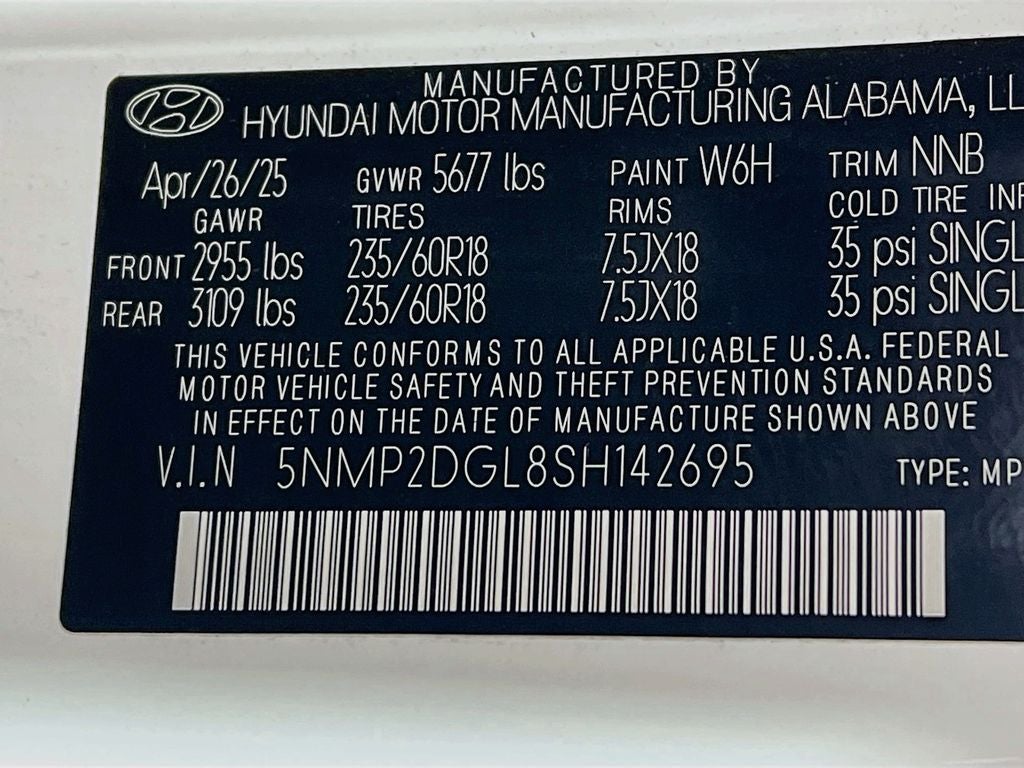 2025 Hyundai Santa Fe SEL