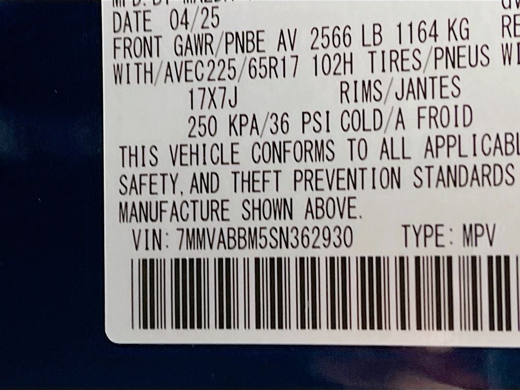 2025 Mazda Mazda CX-50 2.5 S Preferred Package