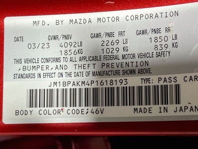 2023 Mazda Mazda3 2.5 S Select Package