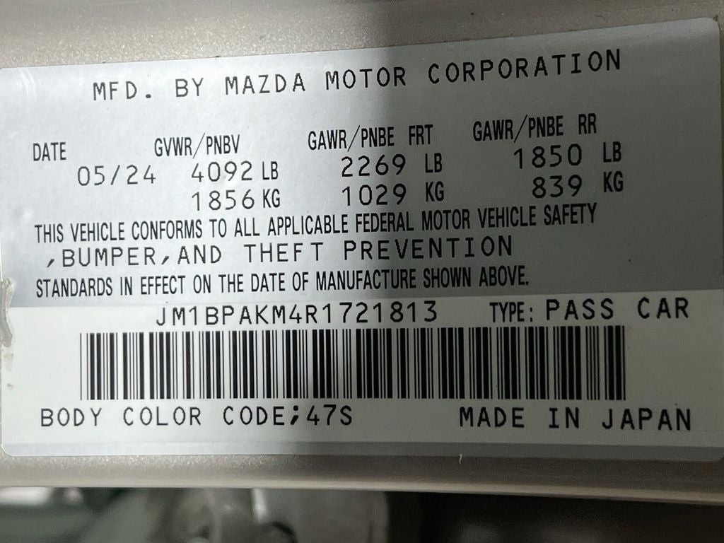 2024 Mazda Mazda3 2.5 S Select Sport
